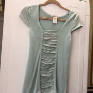 Nanette Lepope light turquoise blouse sz XS